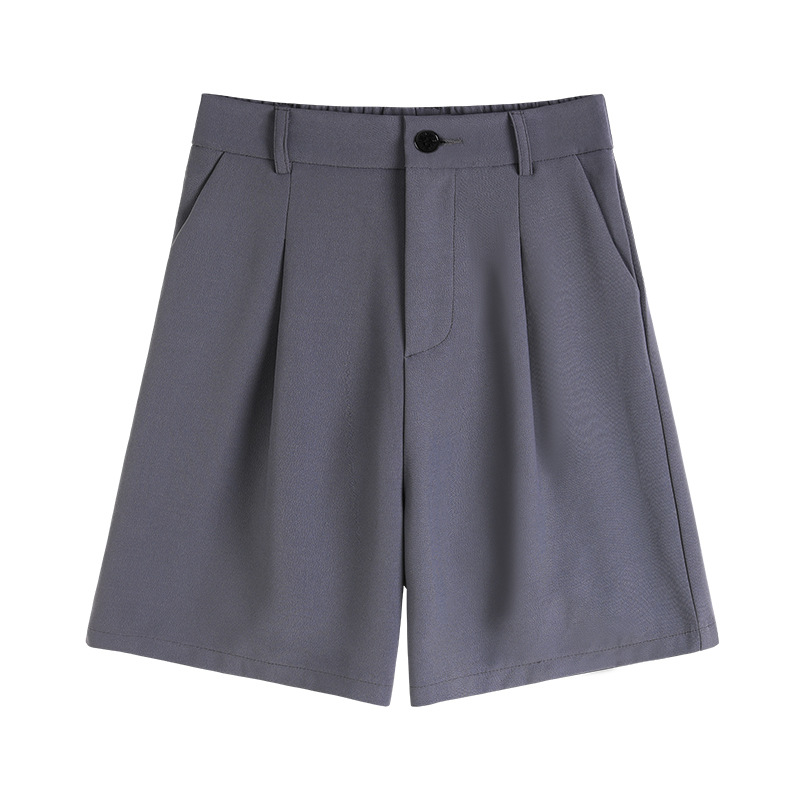 

Suit Shorts Women Summer High Waist 2020 Summer Thin Loose Straight Casual Shorts, Black