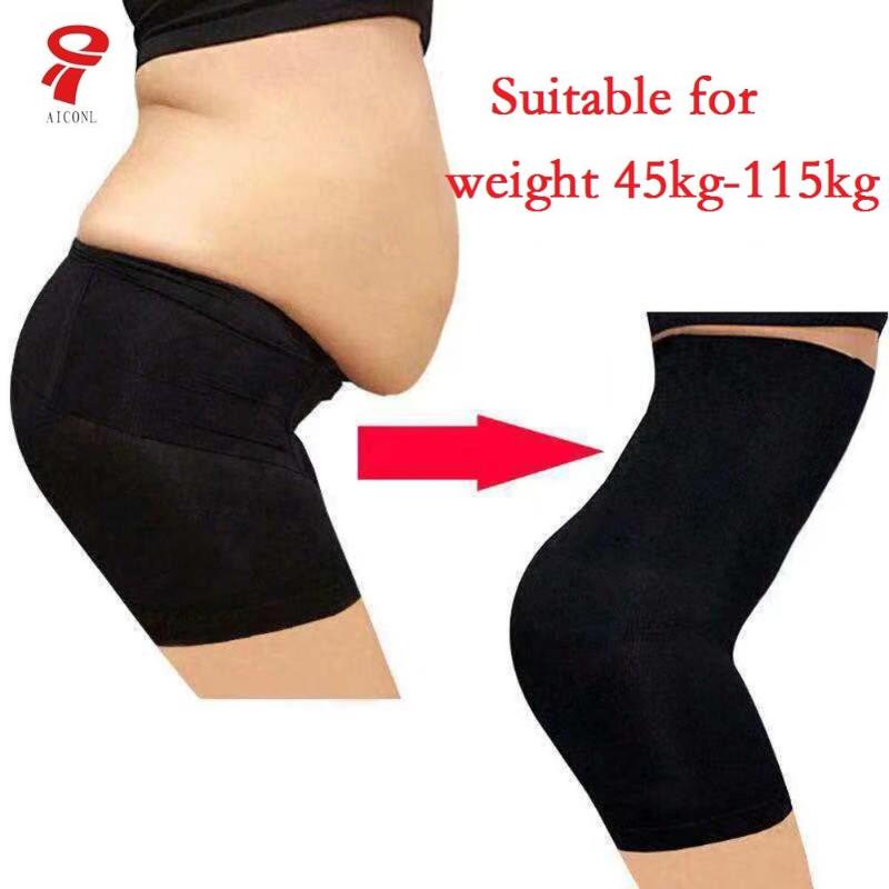 

Women Seamless High Waist trainer Slimming Tummy Control Panties Knickers Pant Briefs Shapewear Underwear Body Shaper Lady, Black