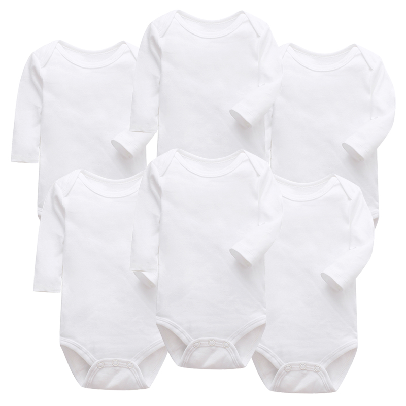 

Baby Bodysuits Cotton Newborn Blank Long Sleeve 0-24 Months Boy White Body Bebes Blanco Roupa Menina Baby boys Clothing, Bs1j
