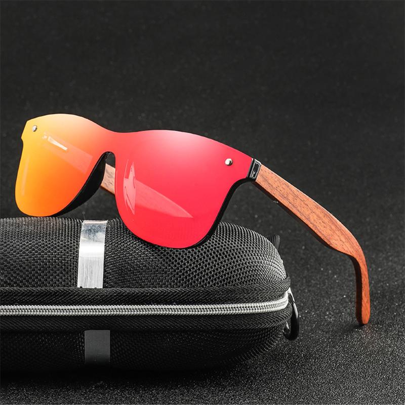 

Sunglasses MUSELIFE Natural Wooden Men Polarized Fashion Sun Glasses Original Wood Masculino