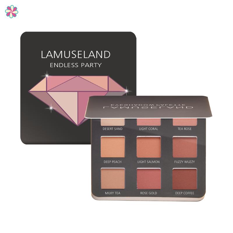 

Portable 9-colors Eyeshadow Palette Long-lasting Glitter Matte EyeshadowCY, 3c