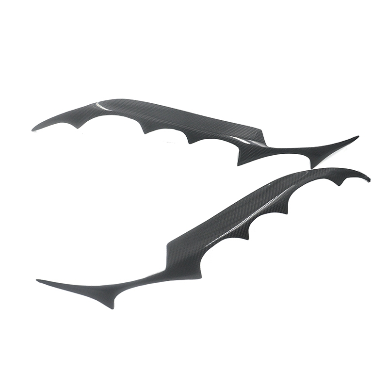 

2Pcs Car Carbon Fiber Headlight Cover Eyebrows Eyelids for 6 Atenza 2003-2008