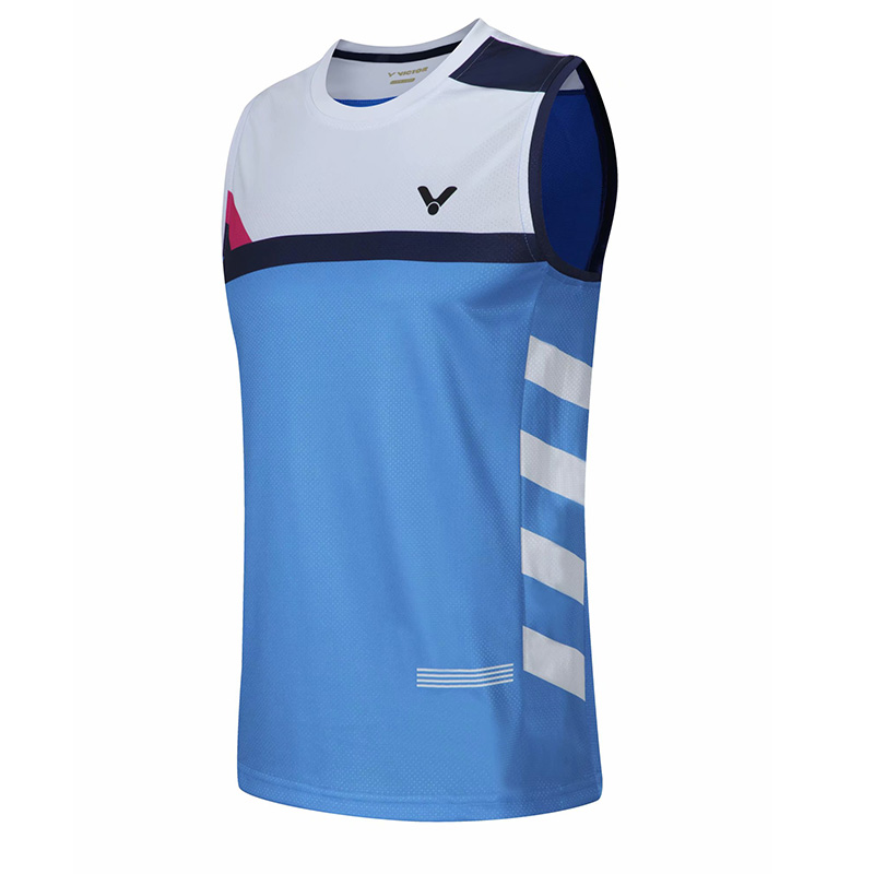 

New Victor badminton shirts Men Taipei badminton shirt women badminton t shirt men sport t shirt235z, Blue shirt