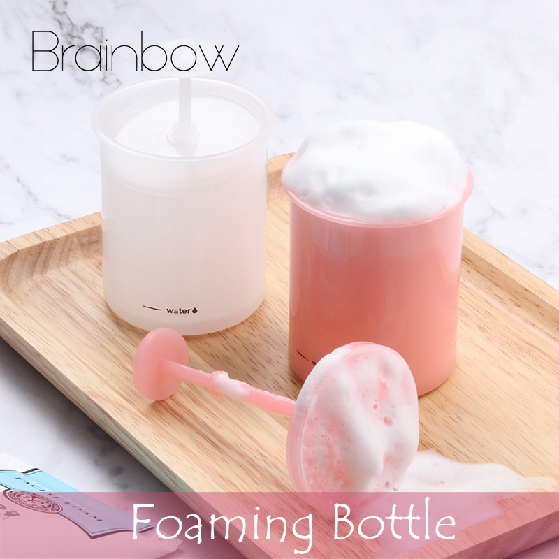 

Brainbow 1Pc Foam Maker Cup Bubble Foamer Cleanser Foam Incredible Bubble Bottle Professional Whip Maker Facial Cleaning Tools