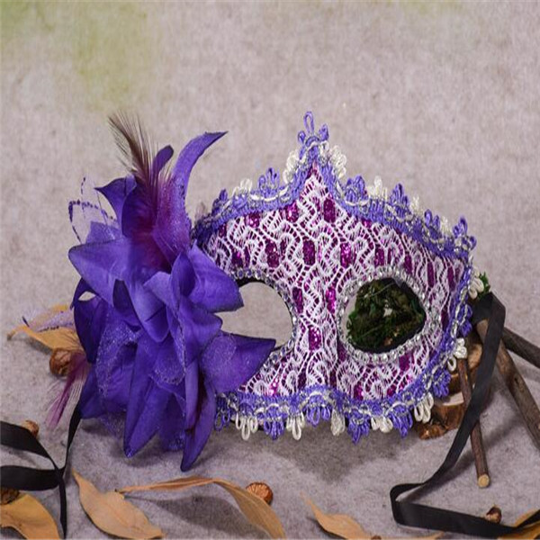 

018 2021 hot sell New fashion women's Mask Makeup Dance Holiday party creative lace mask princess female party mask