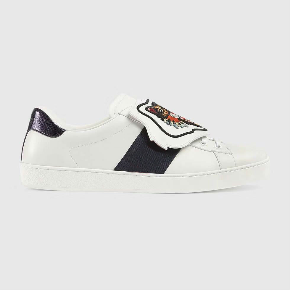 

Designer Sneaker Casual Shoes Low Top Italy Brand Ace Bee Stripes Shoe Walking Sports Trainers Chaussures Pour Hommes us5.5-11, Color 2