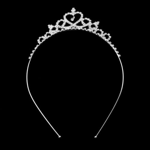 

Cute Flower Prom Tiara Girl Children Wedding Prom Tiara Crown Headband Water Blink Drill Crown for Children Wedding Party