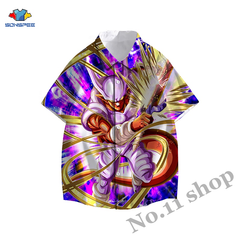 

Hawaiian Beach Cardigan Summer Fashion Short Sleeve Shirt Anime Z Kid Goku Print 3d Mens Shirt Harajuku Tee Shirts, 24