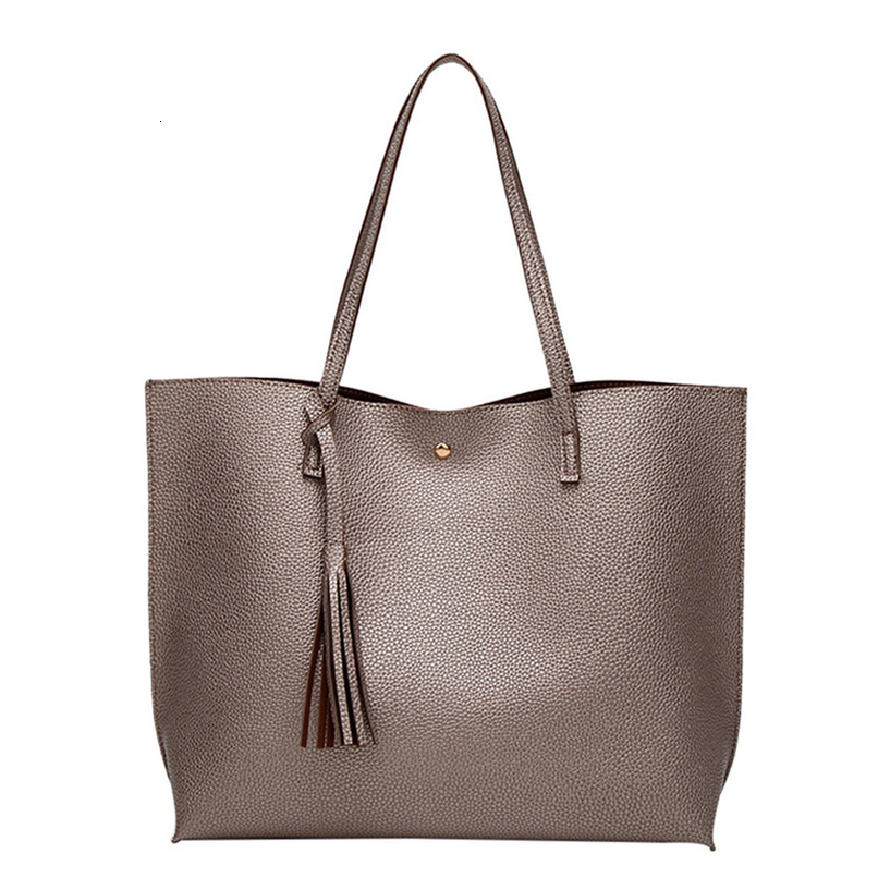 

Dihope Womens Soft Leather Handbag High Quality Women Shoulder Bag Shopper Tote Bucket Bag Fashion Hasp Womens Handbags 2020 New