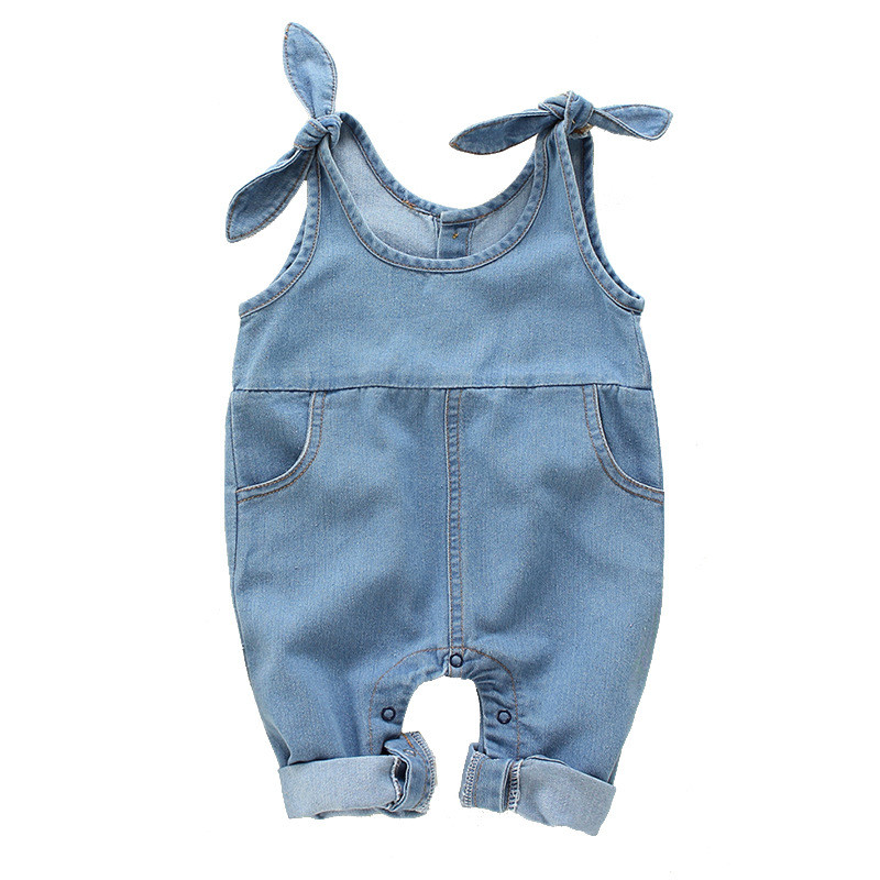 

Denim Girls Baby Romper Casual Baby Girl Clothes Summer Spring Cotton Newborn Rompers Boy Clothing Infant Jumpsuit