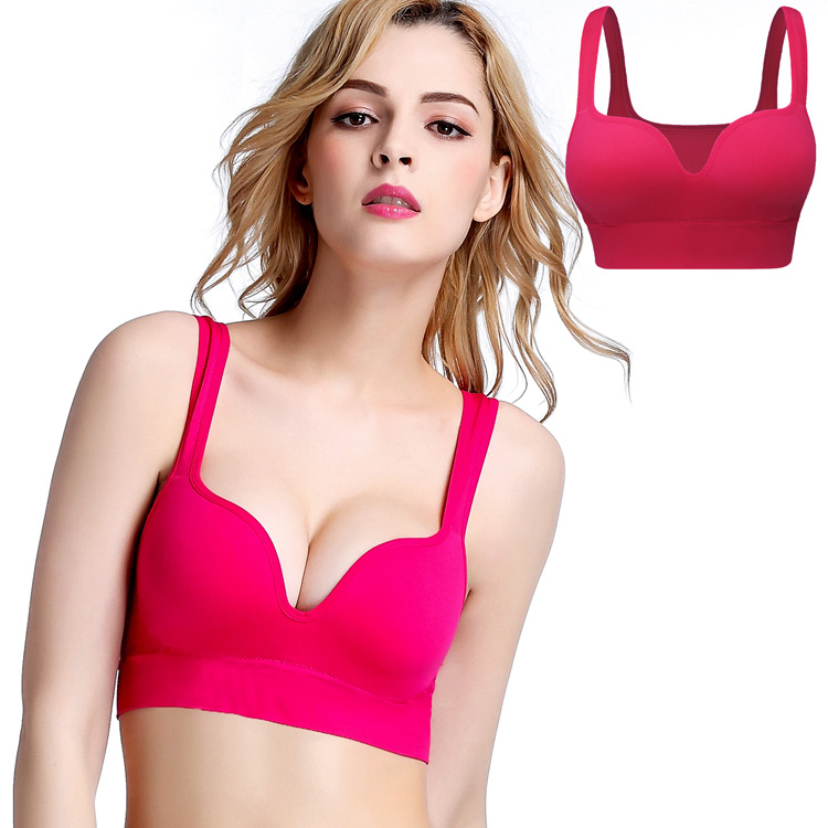 

Women Push Up Sports Bra Tank Blouse One Shoulder Crop Top T-Shirt Short Vest