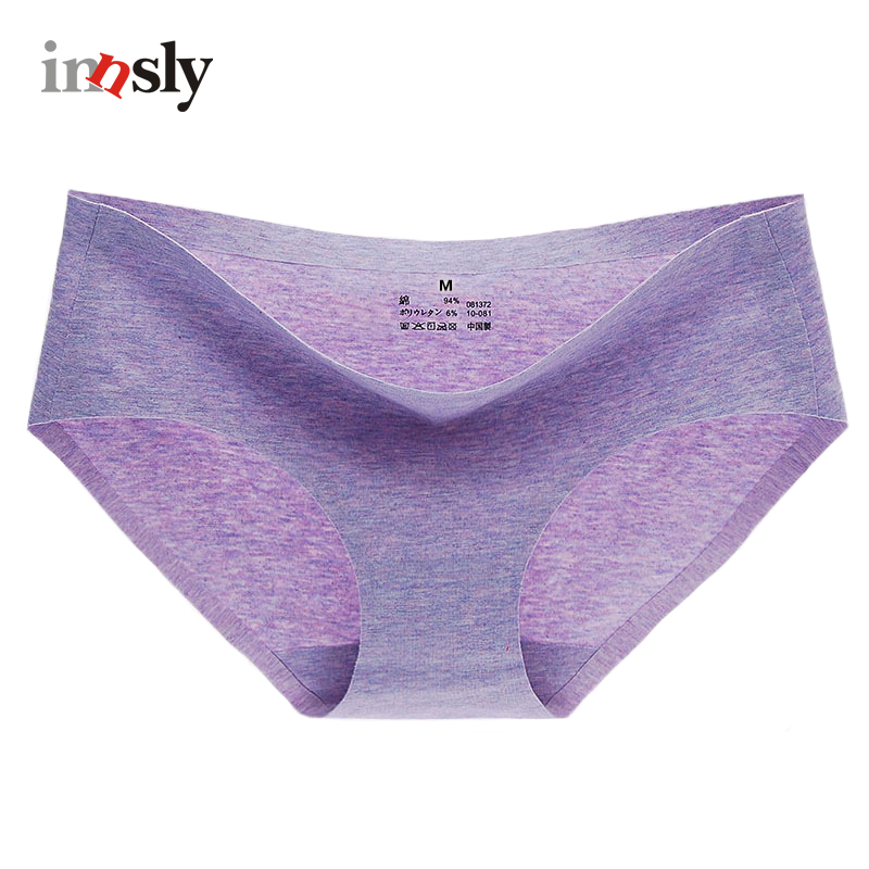 

Seamless Panties Cotton High Quality Summer 2020 Brief Women Elastic Heathy Underwear Girls Natural Color Lady Underwear Cotton, Pink