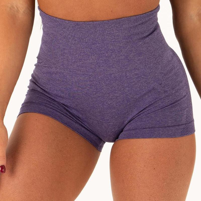 

Elegant Hip Yoga Shorts Peach Peach Shorts Seamless Jacquard Fitness Ladies Fitness Pants 2020 New Arrival High Quality, Grey