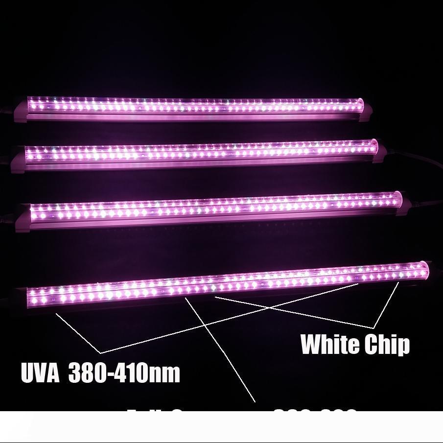 

380-800nm Full Spectrum LED Grow Light LED Grow V-Shaped Integration Tube for Medical Plants and Bloom Fruit Pink Color