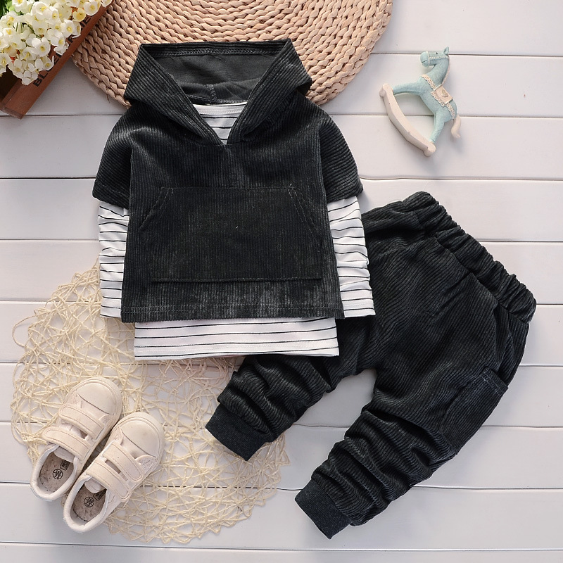 

Kids Sport Suits Toddler Boys Clothes Children Clothing 2020 Autumn Winter Boy Clothes Sets Kids Tracksuit Shirt + Pant, Blue
