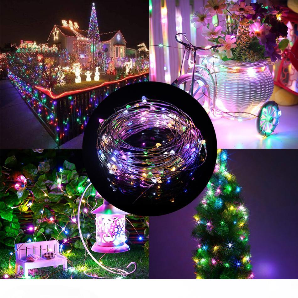 

String lights 5V USB Powered 10M 100LED 5M 50LED garland Christmas Lights Outdoor Festival Wedding Party Decoration