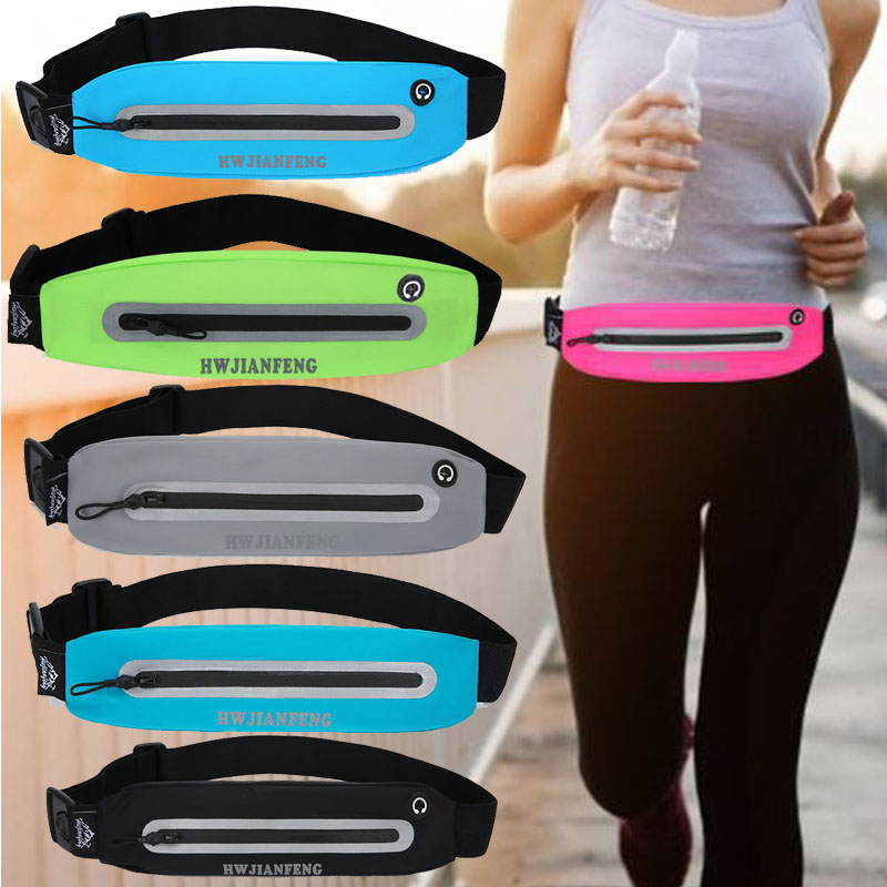 

Waterproof Running Belt Bag,10 Inch Multifunctional Sports Jogging Waist Bag,Outdoor Fitness Sports Cycling Mobile Phone Pouch, Green color