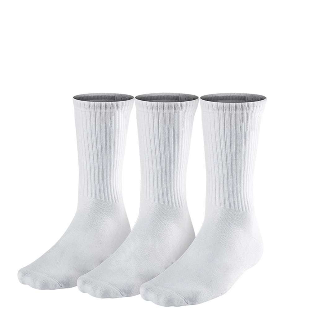 

Men Women Sprot Socks Solid Color Cotton Classical Businness Casual Socks Excellent Quality Breathable Male Sock meias, White