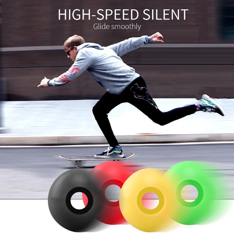 

High Quality Skateboard Wheels Skate Entertainment Cool Boarders Accessories Longboard Outdoor PU, Yellow