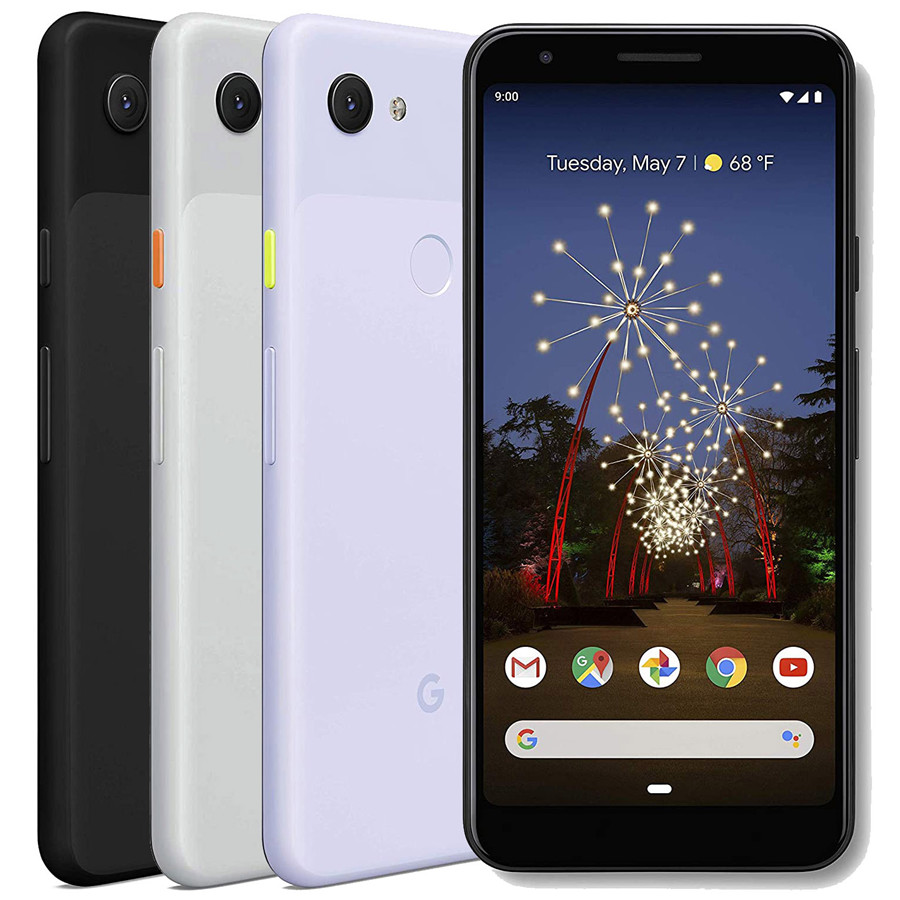 

Refurbished Original Google Pixel 3A 5.6 inch Octa Core 4GB RAM 64GB ROM NFC 12.2MP Unlocked 4G LTE Smart Moblie Phone Free DHL 1pcs, Black