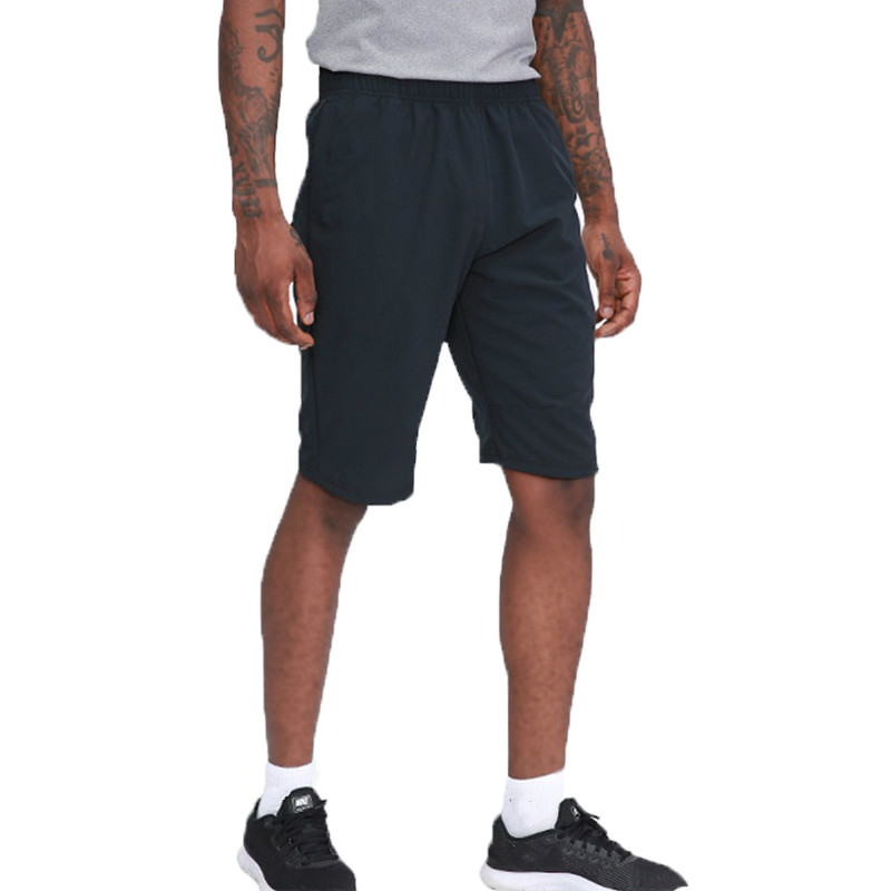 

Summer Thin Men's Trainning Exercise Shorts Polyester Breathable Quick Dry Athletic Gym Fitness Running Outdoor Sport Shorts, White