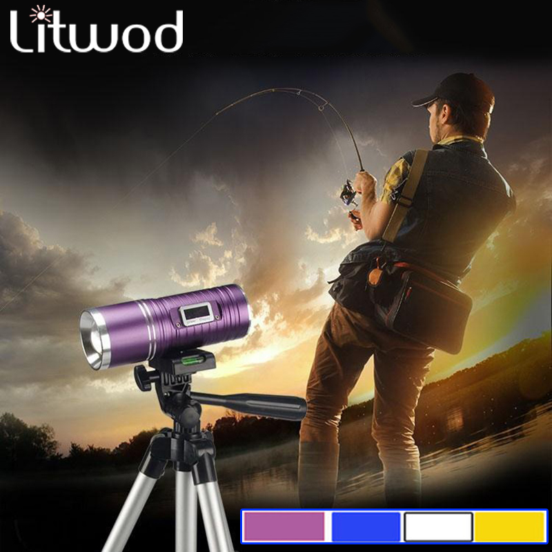 

Fishing Lights 4 Lighting XML-T6 Super Powerful LED Tactical Torch zoomable Linterna Lamp Waterproof Camping Lantern