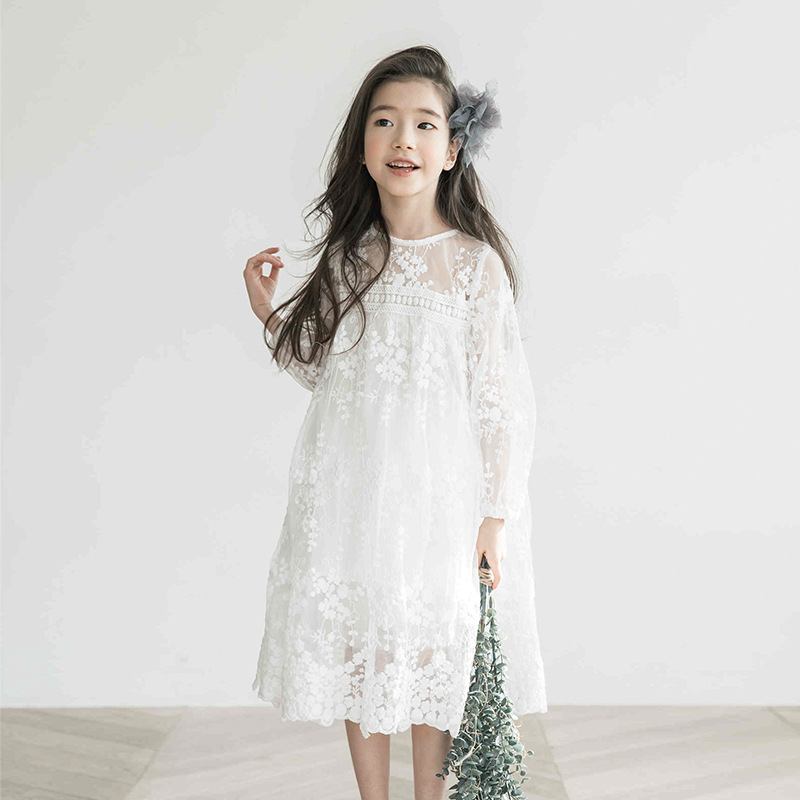 ladies white frock
