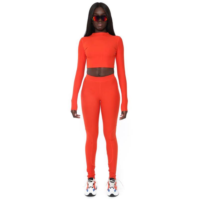 

KGFIGU Neon Orange Pencil Pants Women Streetwear Fitness High Wait Trousers Womens Casual Snug Sweatpants Slim Capris Clothing, Blue