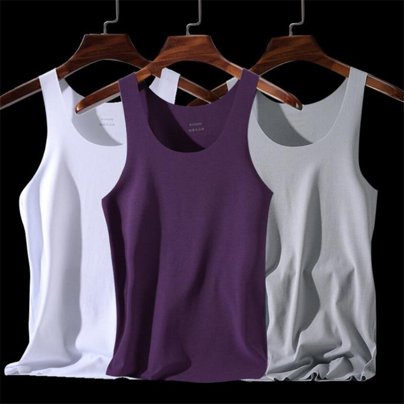 

3Pcs/lot Mens Sleeveless Top Muscle Vest Undershirts O-Neck Gymclothing Casual Shirt Underwear  L XL XXL XXXL, Custom color
