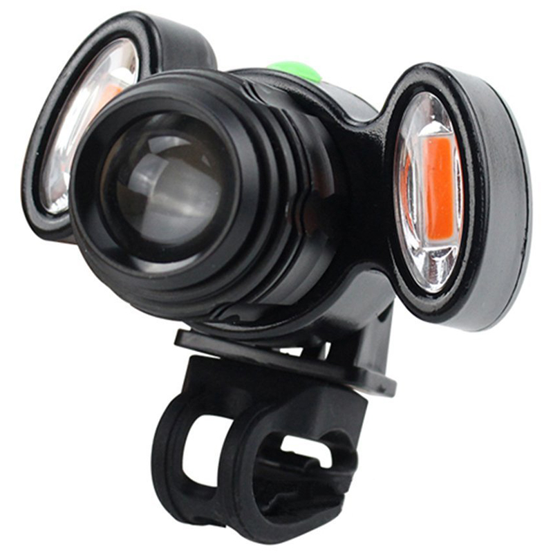 

Bicycle Headlights Usb Charging Headlights Bicycle Three Night Riding Strong Light Riding Accessories Blac