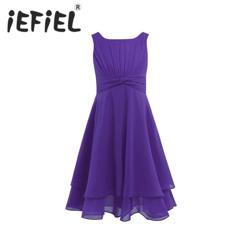 

New Arrival Girls Tulle Summer Flower Princess Wedding Dress Children Kids Clothing Ball Gown Knee Length Formal Party Dresses, Pink