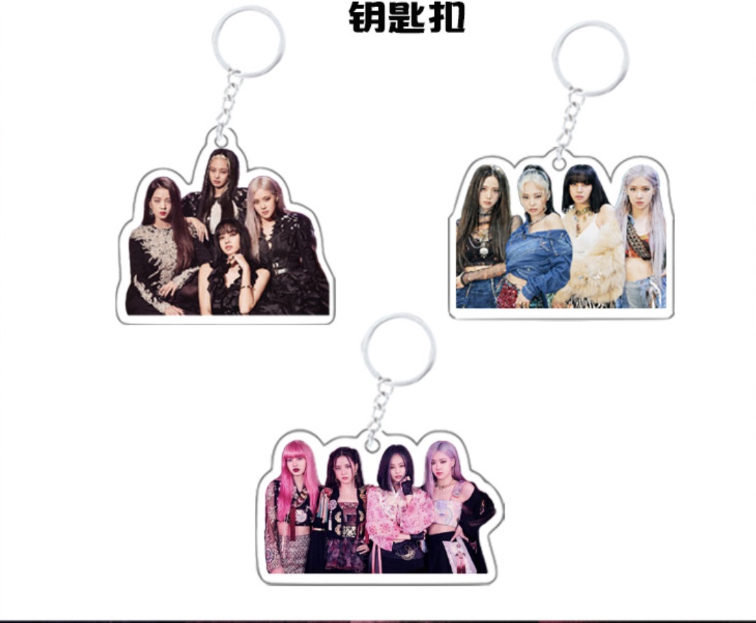 

15PCs/lot free shipping blackpink new style keychain/pendent