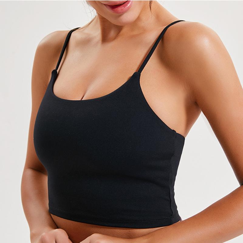 

Quick Dry Yoga Bra Gym Fitness Sports Bras Women Tank Tops Yoga Bras Workout Sports Black White Crop Tops With Removable Pads