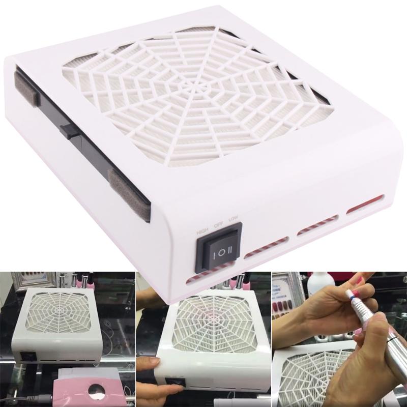 

Nail Dust Collector Pull-out Filter Nail Art Vacuum Cleaner 40W High Power SK88