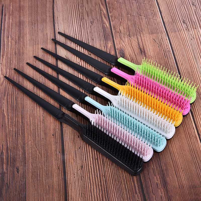 

1pc Professional Hair Comb Pointed Tail Comb Prevent Hair Loss Brush Salon Tool Styling Multiple Teeth