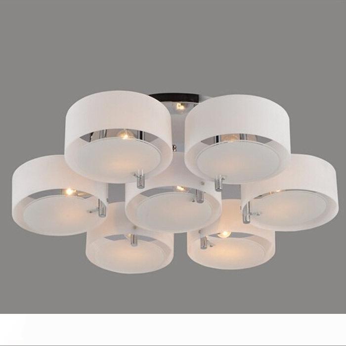 

AC 110V 120V 220V 230V Loft led ceiling lamp modern living room lamp restaurant bedroom 3 5 7 round ring led ceiling lamp