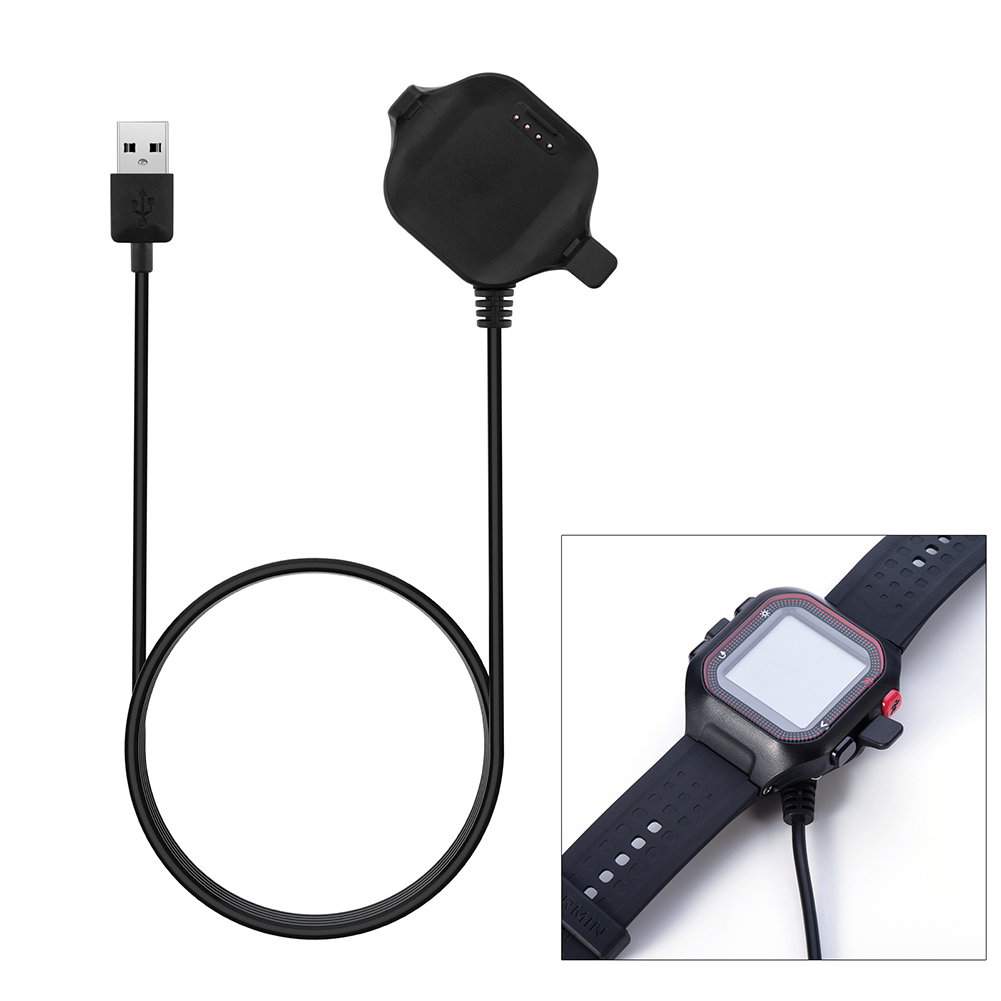 

Charging Clip Base Charger Data Sync Cradle for Garmin Forerunner 25 USB Cable