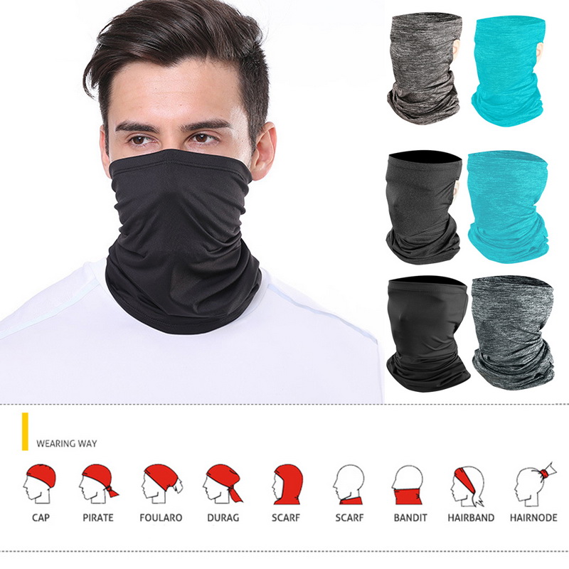 

Cycling Bandana Summer Sunscreen Mask Riding Ice Silk Full Face Magic Headscarf Fishing Balaclava Multi-function Scarf