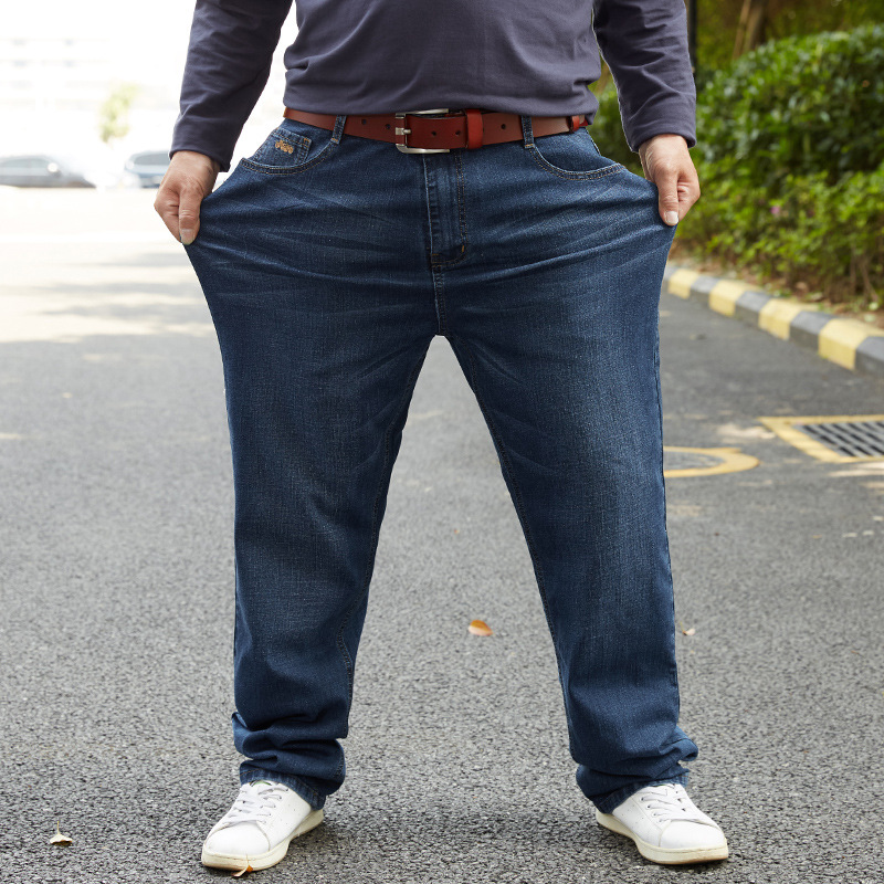 

Stretch Jeans Men 2020 Denim Mens Jean Homme 46 48 52 Plus Size 7XL Extra Large Loose Pants Blue Roupas Calca Masculina, 903