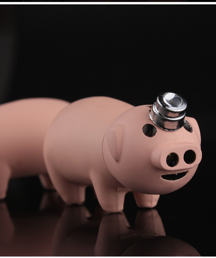 2021 Creative New Butane Lighter Fun Toy Portable Little Pig Shape