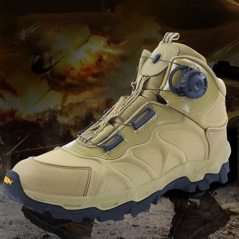 

boot outdoor mens shoe man shoe outdoor shoes Automatic Buckle Lace-up Hiking Outdoor Quick Casuals Boots UNGLE ADVENTURE Tactical TEX 00019, Desiccant-silica-