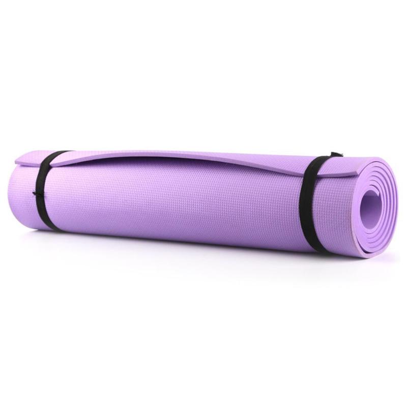 

EVA Yoga Mat Non Slip Carpet Pilates Gym Exercise Pads for Beginner Peanut Shape Stress Relax Body Spiky Massage Fitness Ball, Purple