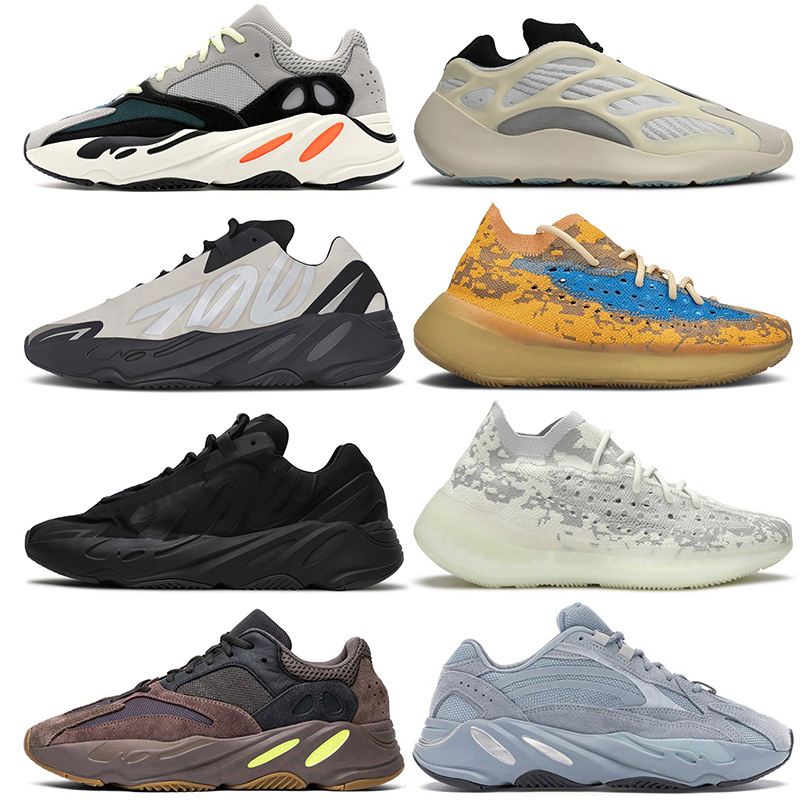 

700 NEW Phosphor Mauve Alien Inertia v2 Womens 700 v3 Mens Running Shoes Kanye West Azael Alvah Triple Black Mens Trainers Sneakers, A27 alien 26-45