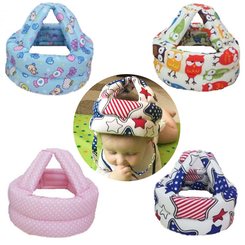 

Newborn Protect Head Helmet Hats for Kids Children Infant Adjustable Safety Caps Prevent Impact Walking Boy Girl Care Safety Cap, Style 2
