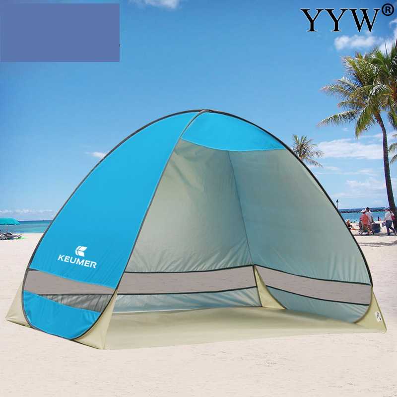 

1-4 Person Camping Tent Portable Outdoor Automatic Tent Travel Beach Anti Uv Shelter Fishing Hiking Picnic Tents Quality
