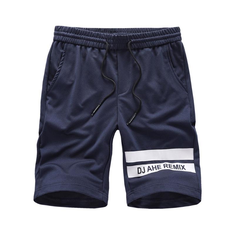 

Men's Shorts Ethnic Pure Color Shorts Casual Casual Classic Fit Drawstring Summer Beach with Elastic, Black