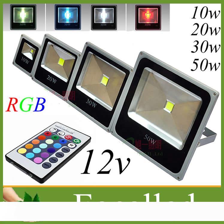 

Ultra thin Rgb 10W 20w 30w 50w Led Floodlights Waterproof IP66 LED Light Outdoor Flood Light Wall lamp 90-260v AC DC 12V CE SAA UL