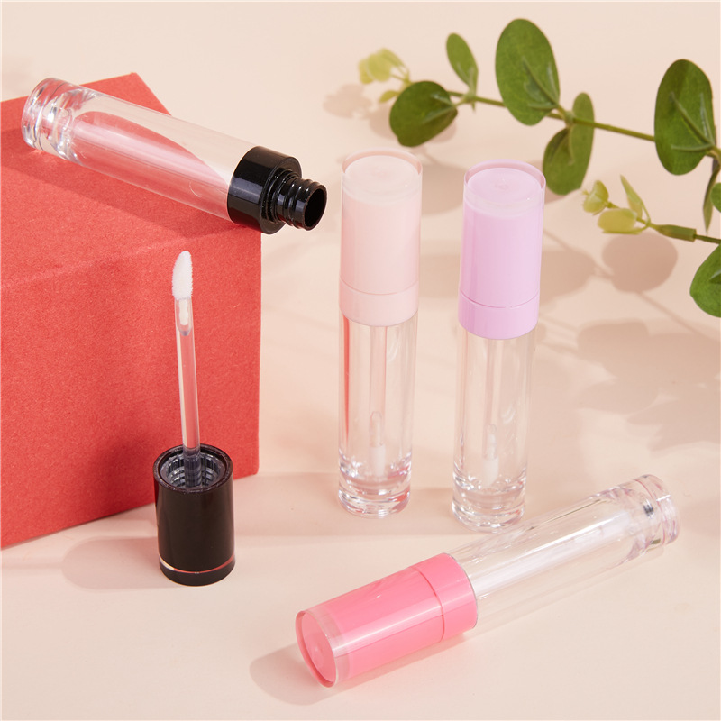 

20/50pcs 8ml Makeup Accessories Transparent Lipgloss Packing Container Cosmetic Lipstick Bottle Purple Pink Lip gloss Tube Tools