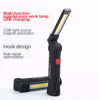 

COB LED Rechargeable Magnetic Torch Flexible Inspection Lamp Cordless Worklight Portable Lighting Spotlight LED