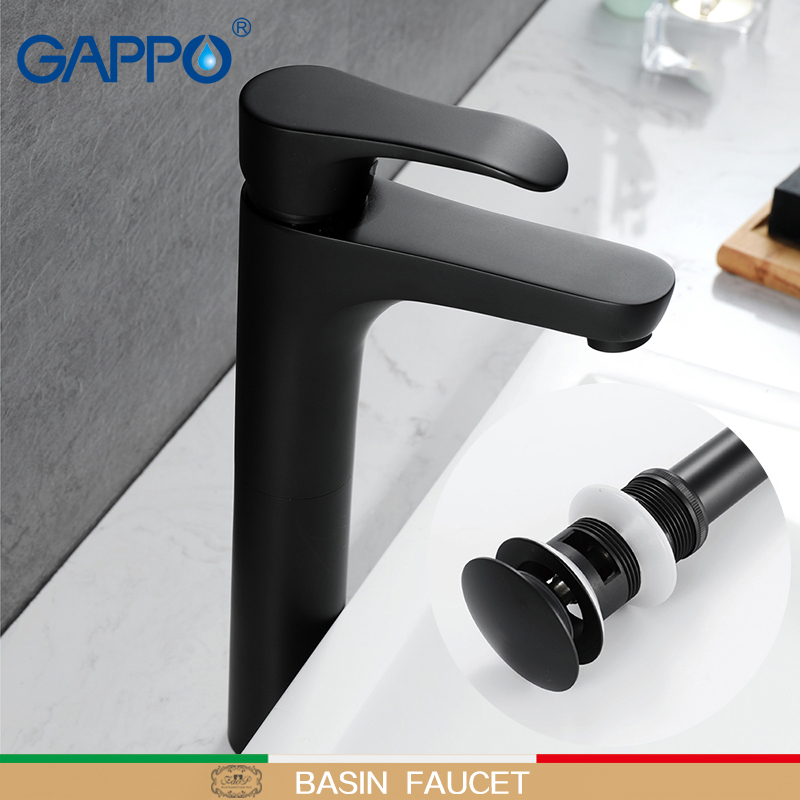 

GAPPO Basin Faucet basin black mixers taps waterfall bathroom mixer shower bath water Deck Mounted Faucets taps